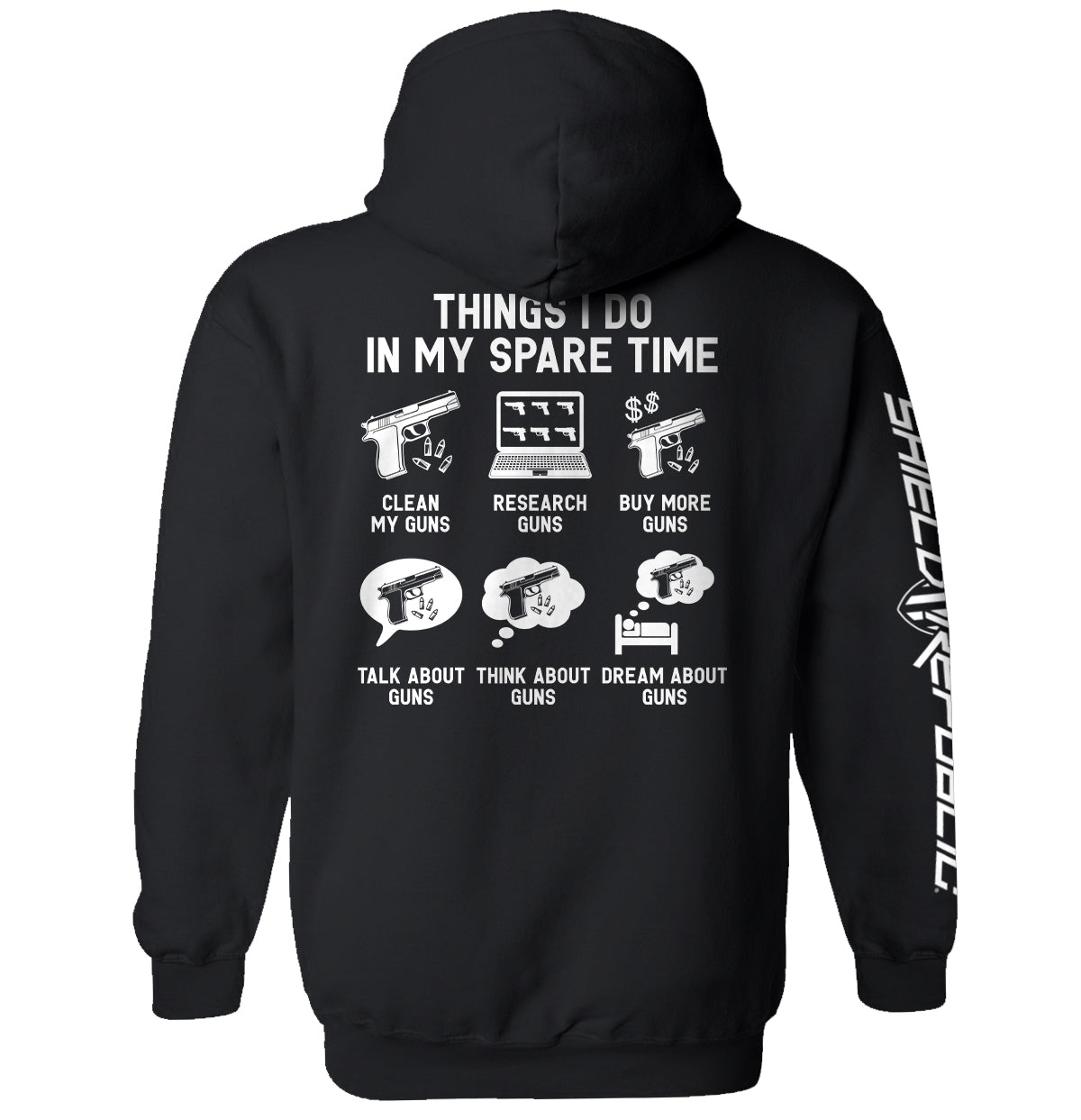 Things I Do In My Spare Time Guns - Aaria Tees Aaria Tees