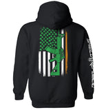 AR15 Irish American Flag (Back Print) Aaria Tees