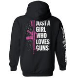 Just A Girl Who Loves Guns Aaria Tees