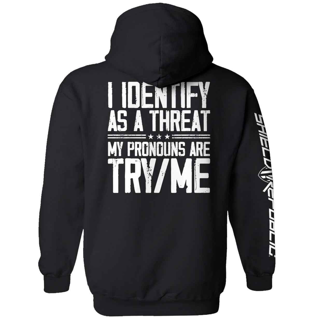 I Identify As A Threat - Aaria Tees Aaria Tees