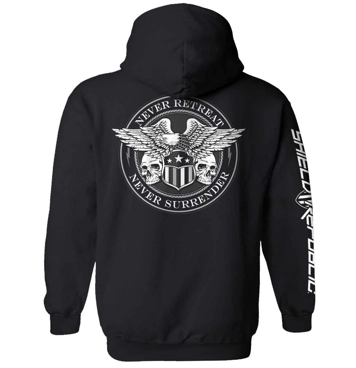 Never Retreat Never Surrender Skulls - Aaria Tees Aaria Tees
