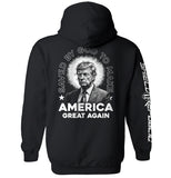Saved By God to Make America Great Again Aaria Tees