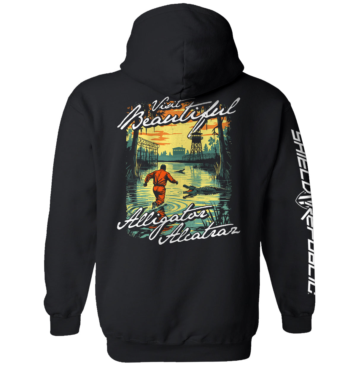 Visit Beautiful Alligator Alcatraz - Aaria Tees Aaria Tees