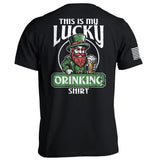 This Is My Lucky Drinking Shirt Aaria Tees
