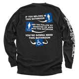 If You Belong In This Bathroom Aaria Tees
