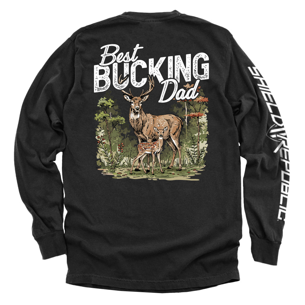 Best Bucking Dad - Aaria Tees Aaria Tees