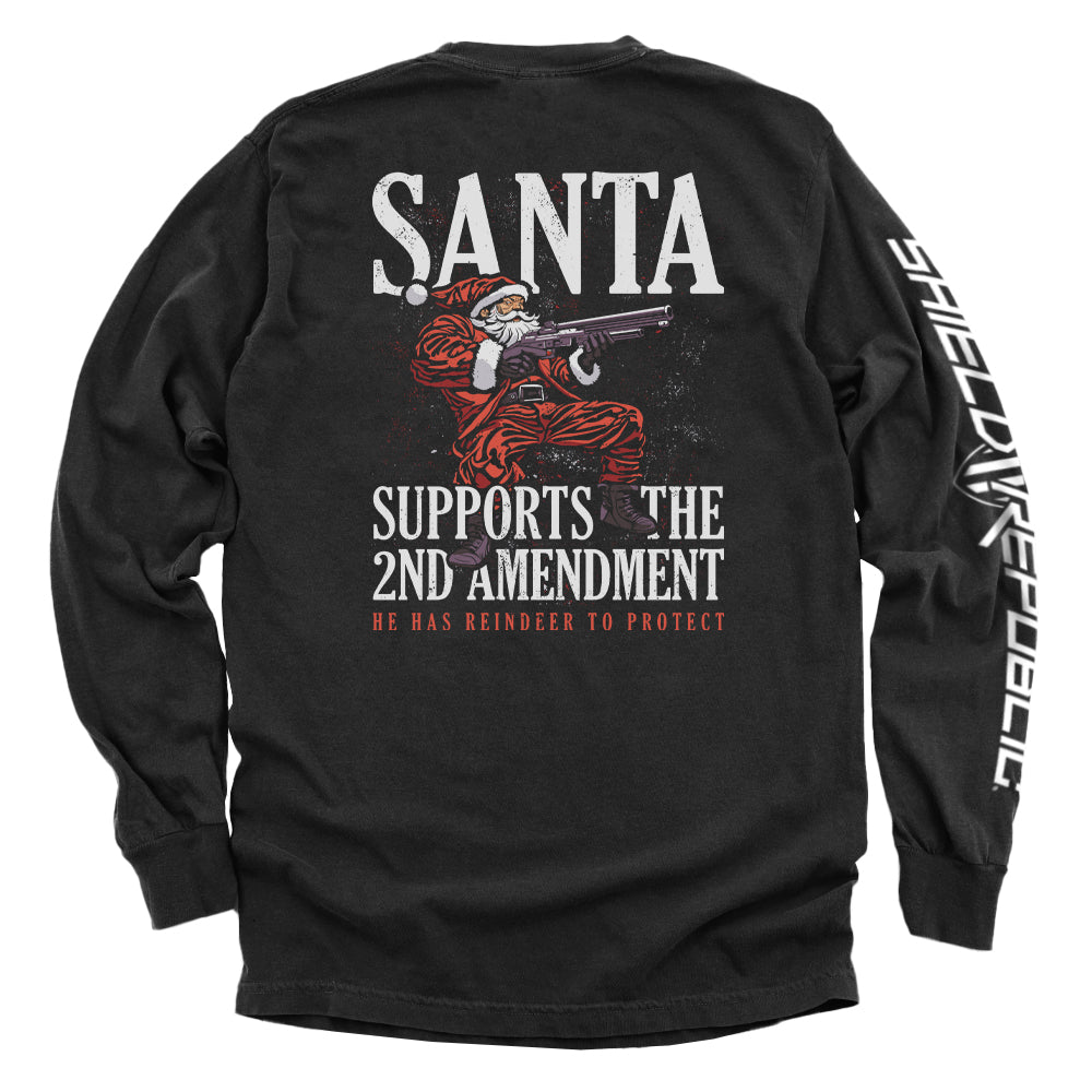 Santa Supports the 2nd Amendment - Aaria Tees Aaria Tees