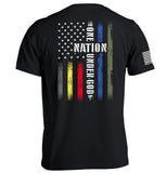 One Nation Under God First Responder Flag Aaria Tees