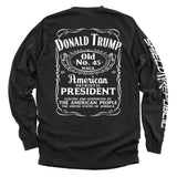 Donald Trump Old No. 45 Label Aaria Tees