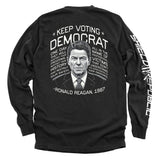 Keep Voting Democrat Ronald Reagan Aaria Tees