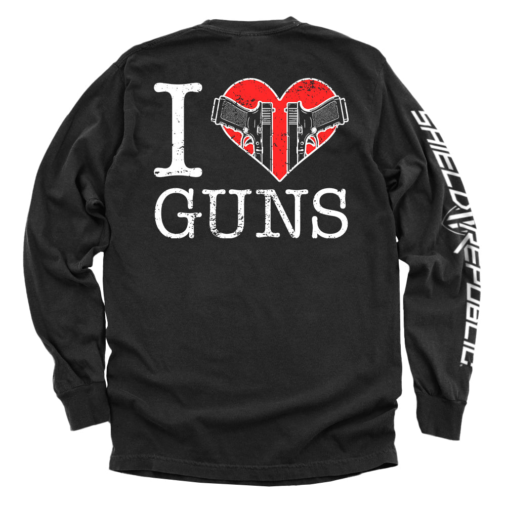 I Love Guns - Aaria Tees Aaria Tees