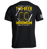 Sounds like a Two Beer Minimum Kind of Project Aaria Tees