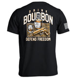 Drink Bourbon Defend Freedom Aaria Tees
