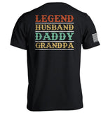 Legend Husband Daddy Grandpa Aaria Tees