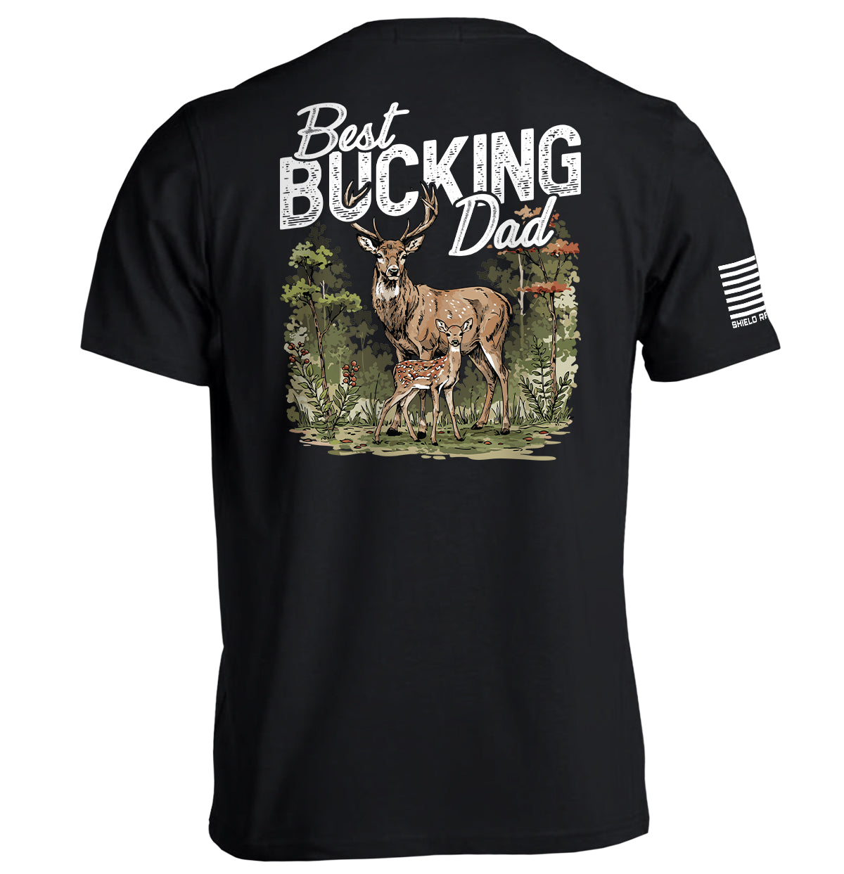 Best Bucking Dad - Aaria Tees Aaria Tees