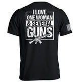 I Love One Woman & Several Guns Aaria Tees