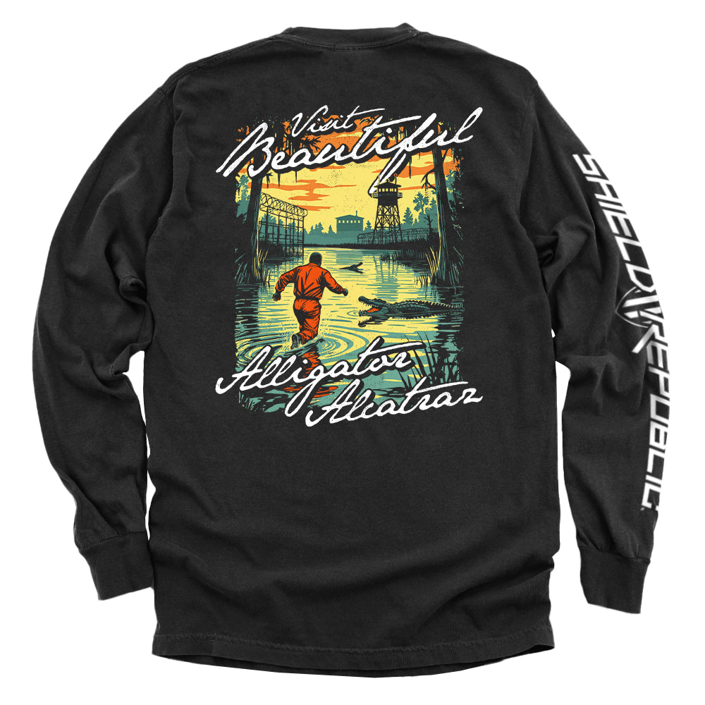 Visit Beautiful Alligator Alcatraz - Aaria Tees Aaria Tees