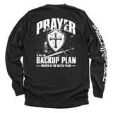 Prayer is not a backup plan - Aaria Tees Aaria Tees