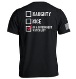 Naughty Nice On a Government Watch List Aaria Tees
