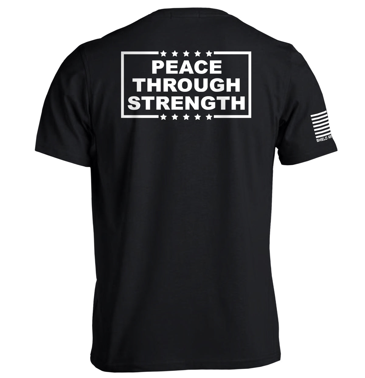Peace Through Strength White - Aaria Tees Aaria Tees