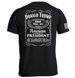 Donald Trump Old No. 45 Label Aaria Tees