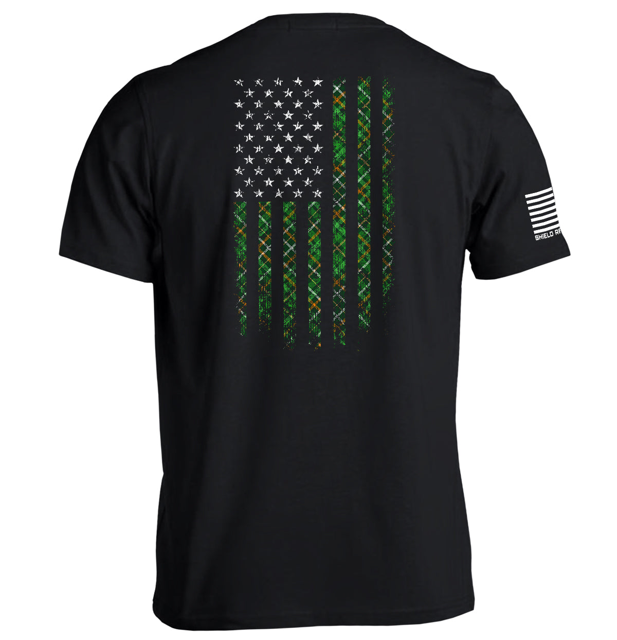 Irish Plaid American Flag - Aaria Tees