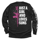 Just A Girl Who Loves Guns Aaria Tees