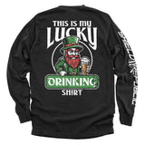 This Is My Lucky Drinking Shirt Aaria Tees