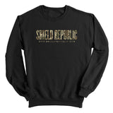 Shield Republic Duck Camo Banner Text (Front) Aaria Tees
