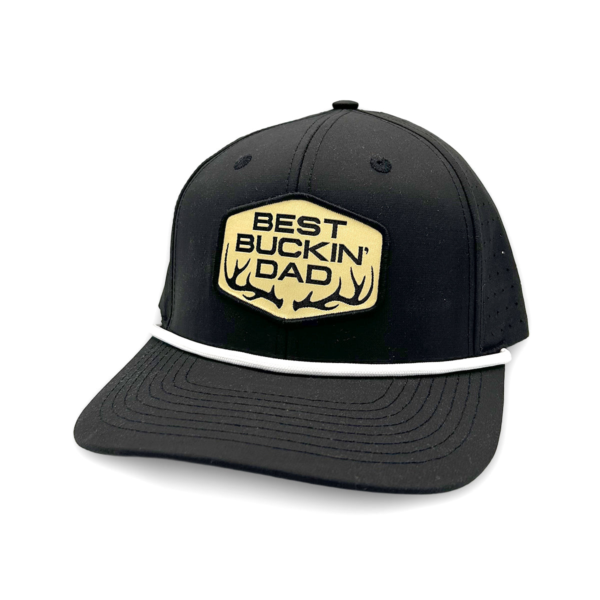 Best Buckin' Dad (Woven Patch) - Aaria Tees Aaria Tees
