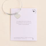 'Blessed Mama' Charm Bangle - Aaria Tees Aaria Tees