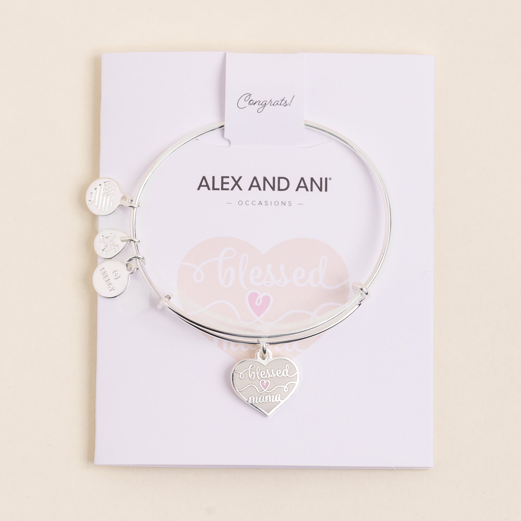 'Blessed Mama' Charm Bangle - Aaria Tees Aaria Tees