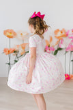 Blooming Beauty S/S Pocket Twirl Dress - Aaria Tees Aaria Tees