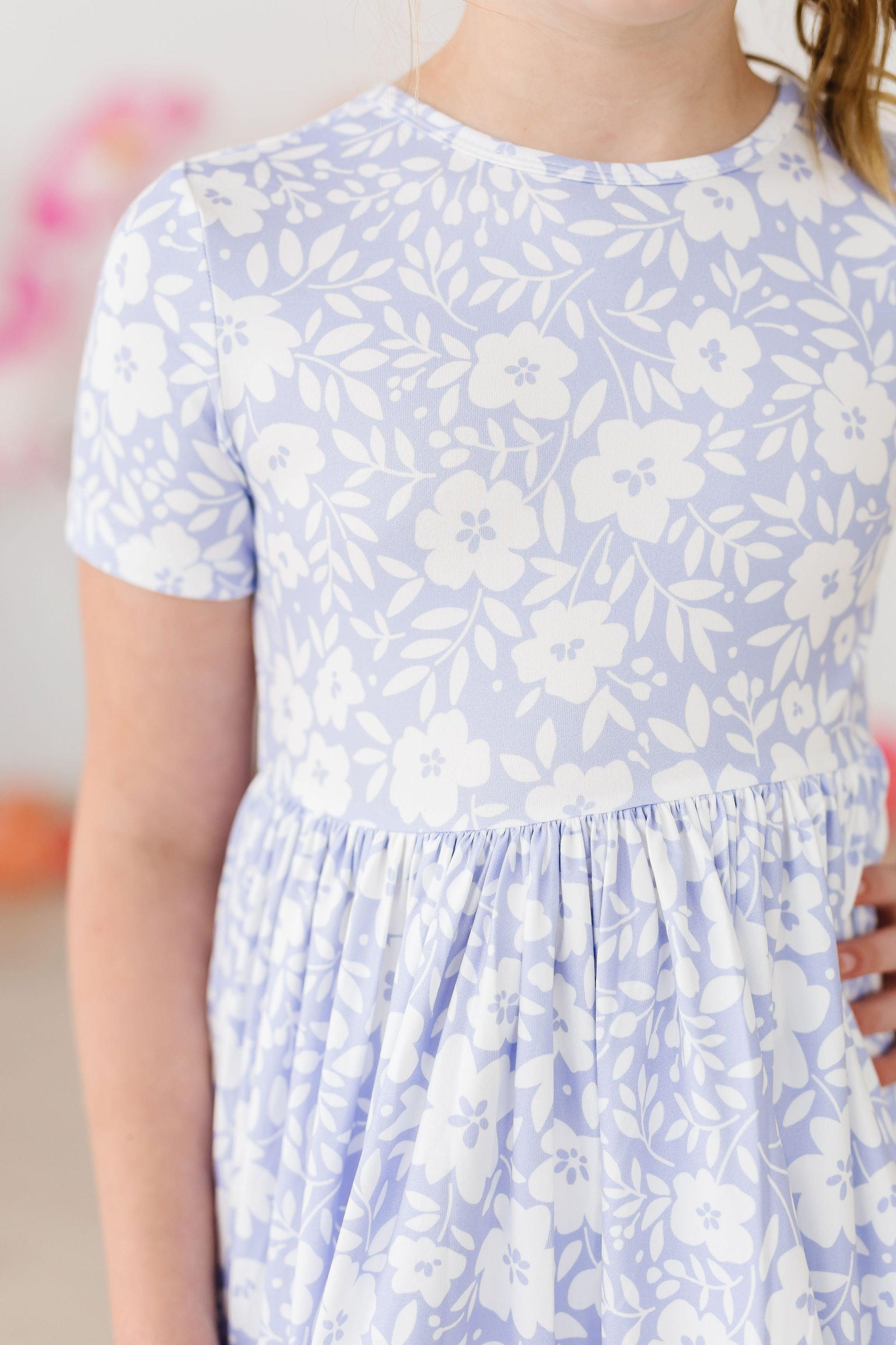 Blossom Bliss S/S Pocket Twirl Dress - Aaria Tees Aaria Tees
