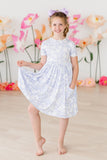 Blossom Bliss S/S Pocket Twirl Dress - Aaria Tees Aaria Tees