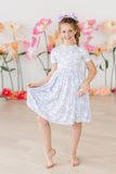 Blossom Bliss S/S Pocket Twirl Dress - Aaria Tees Aaria Tees
