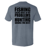 Fishing Solves Most Of My Problems - Aaria Tees Aaria Tees