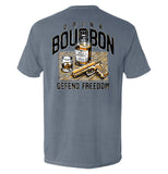 Drink Bourbon Defend Freedom Aaria Tees