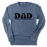 Dad The Veteran The Myth The Legend (Front) Aaria Tees