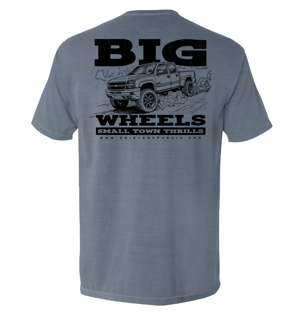 Big Wheels Small Town Thrills - Aaria Tees Aaria Tees