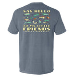 Say Hello to My Little Friends Green Aaria Tees