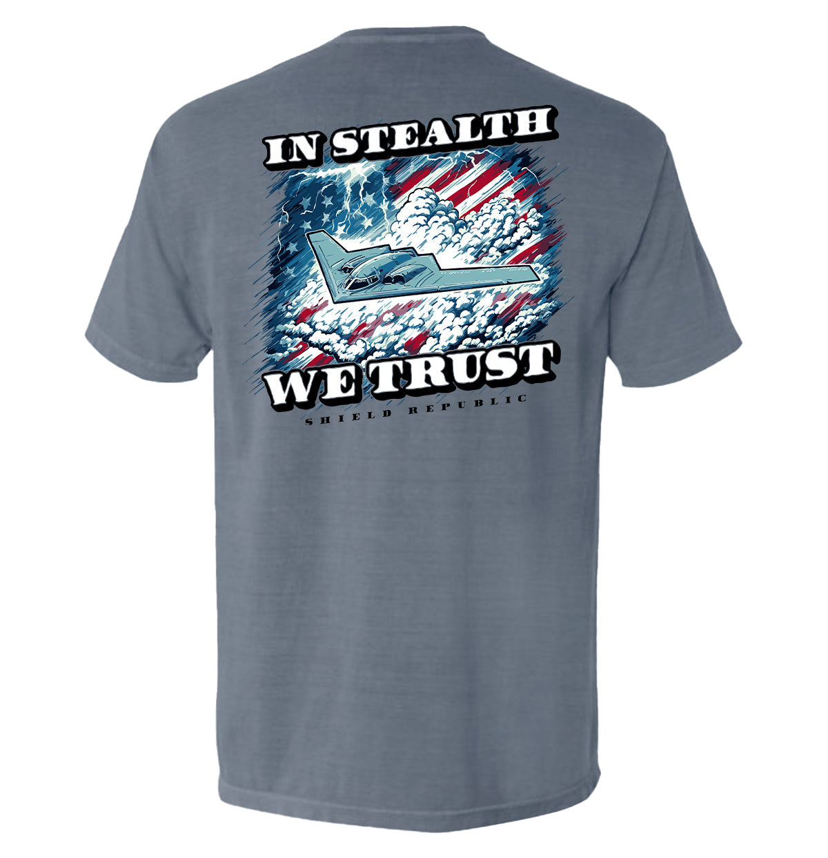 In Stealth We Trust (Black) - Aaria Tees Aaria Tees