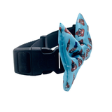 Blue Poo Dog Bow Tie Aaria Tees