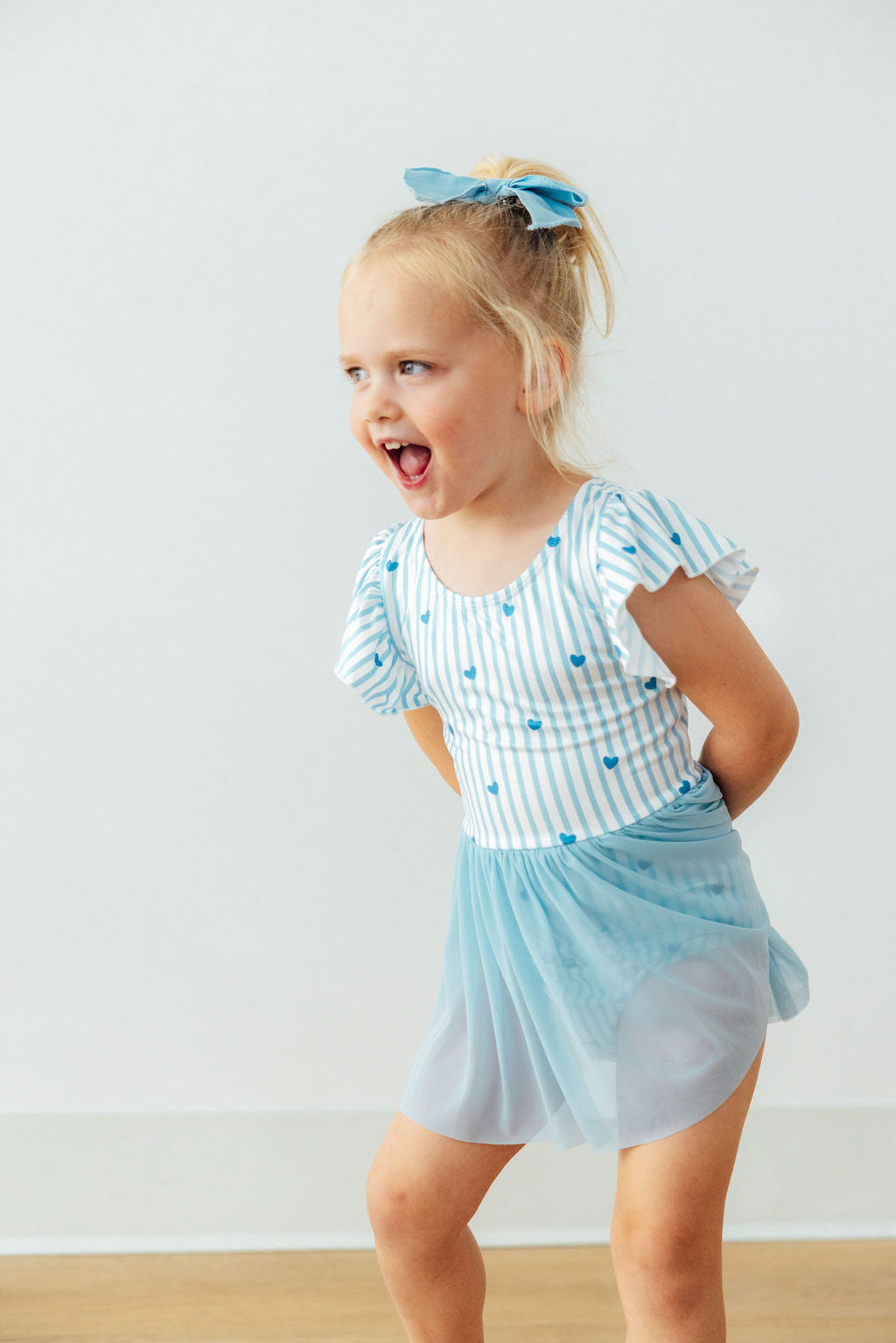 Blueberry Kisses S/S Twirl Leotard - Aaria Tees Aaria Tees