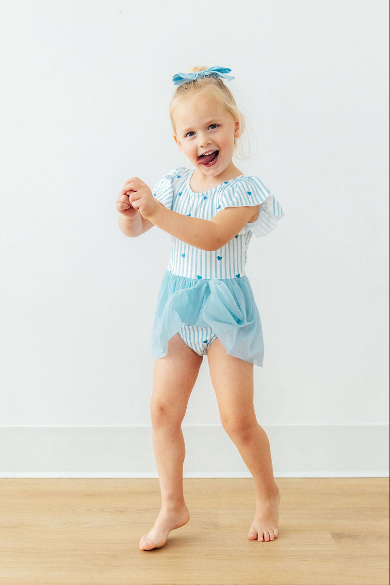 Blueberry Kisses S/S Twirl Leotard - Aaria Tees Aaria Tees