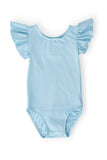 Bluebird S/S Flutter Sleeve Leotard - Aaria Tees Aaria Tees