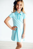 Bluebird S/S Polo Dress - Aaria Tees Aaria Tees