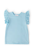 Bluebird S/S Ruffle Tee - Aaria Tees Aaria Tees