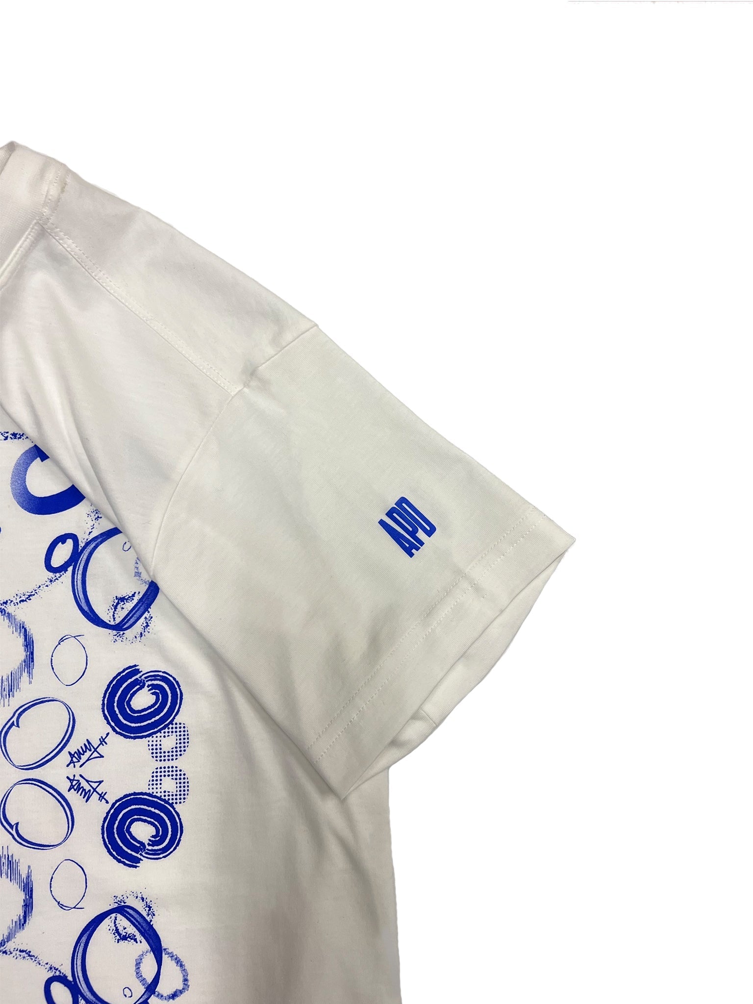 T-Shirt with Custom Print Graphic in White Supima® Cotton - Aaria Tees Aaria Tees