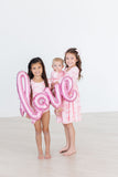 Blushing Bows 3/4 Sleeve Pocket Twirl Dress - Aaria Tees Aaria Tees